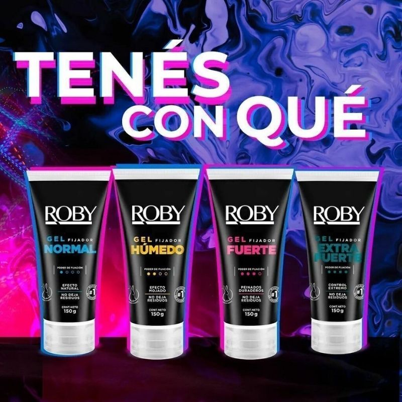 Gel Fijador fuerte poder de fijación, control extremo no deja resiudos 150gr