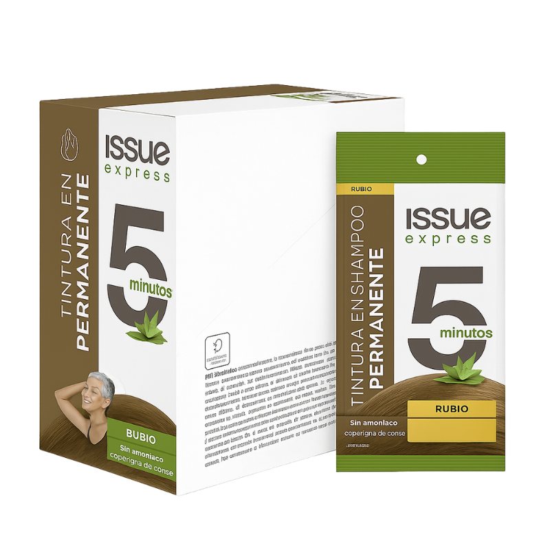 Issue Express Shampoo Caja x 6 - Rubio Oscuro