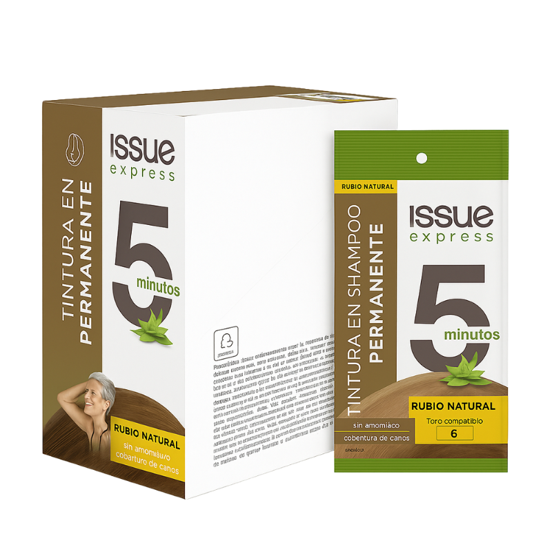 Issue Express Shampoo Caja x 6 - Rubio Natural