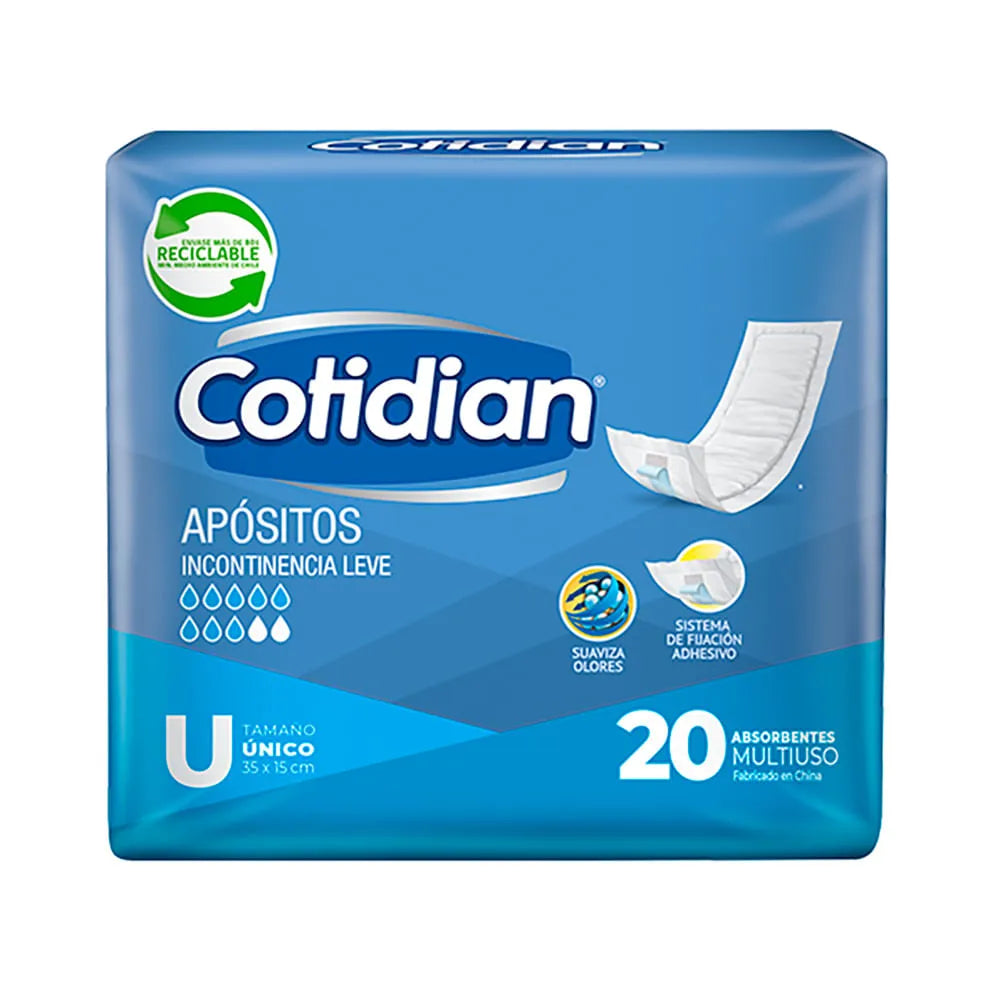 Apósito Cotidian 20 unidades talle único