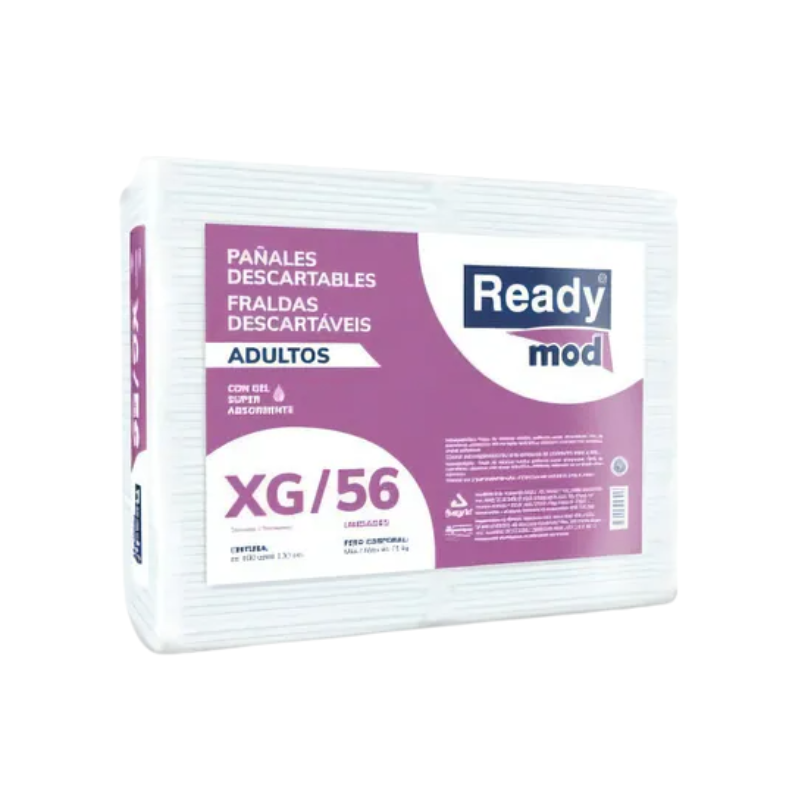 Pañales Ready Mod XG - 56 unidades