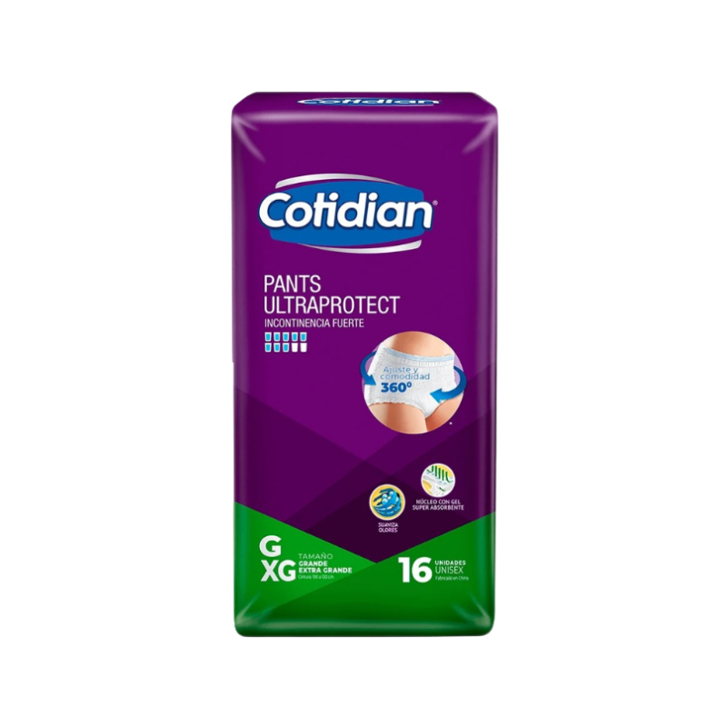 Pañales para Adultos Cotidian Ultraprotect Pants G/XG - 16 Unidades
