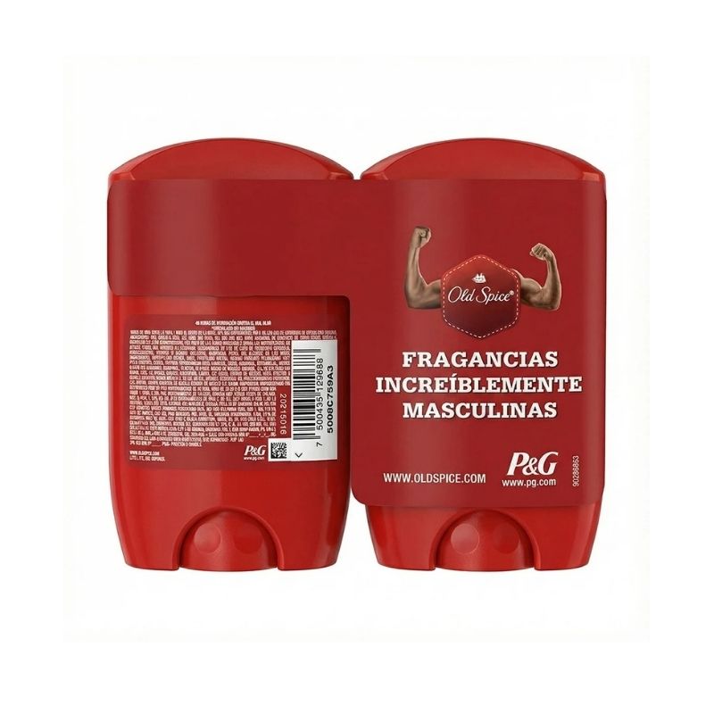 Desodorante en Barra Old Spice Fresh 50 g 2 Unidades