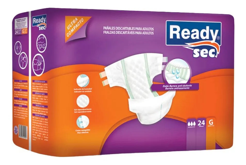 Pañales para Adultos ReadySec G - 24 Unidades