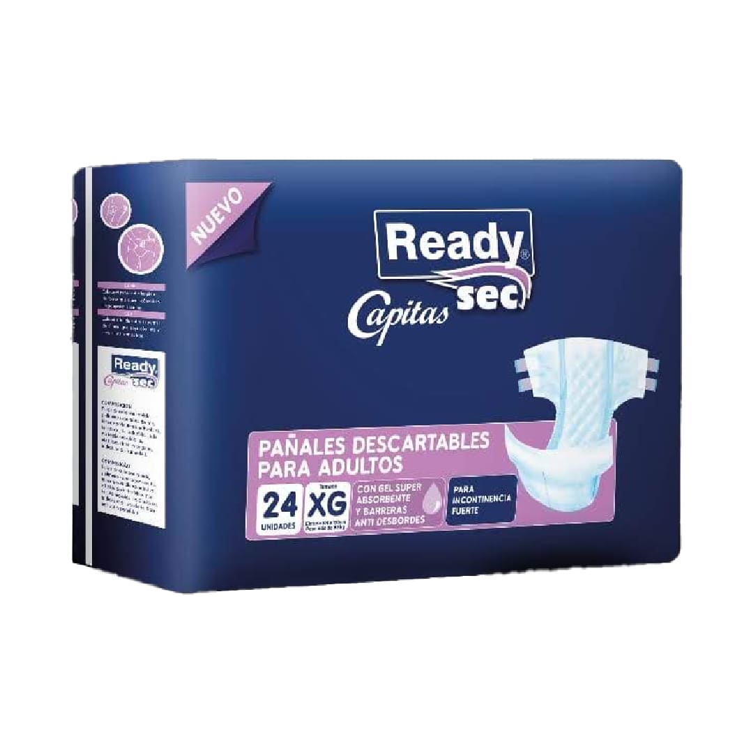 Pañal Para Adulto Capitas XG - 24 unidades