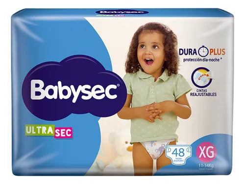 Pañales BabySec Ultra XG - 48 unidades
