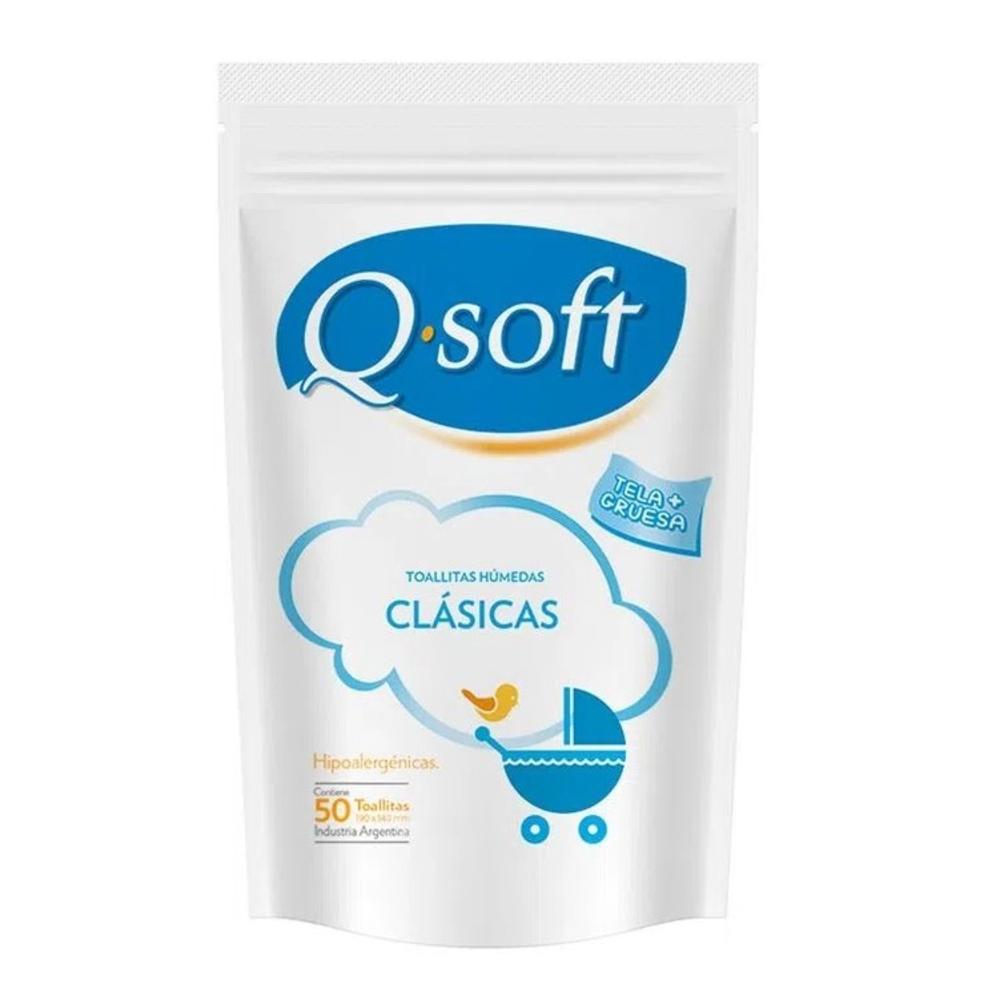 Toallitas Húmedas Q-soft 50 Unidades Doypack