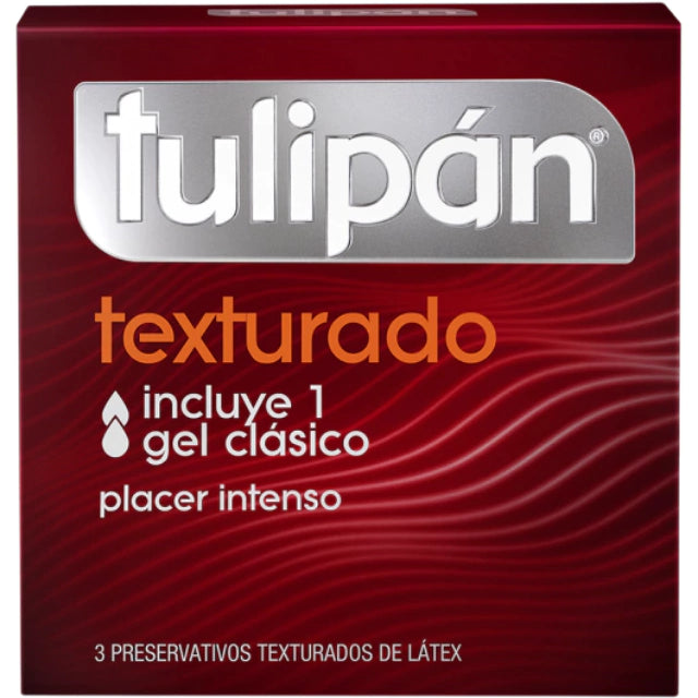 Preservativos Tulipán Texturado- 3 unidades