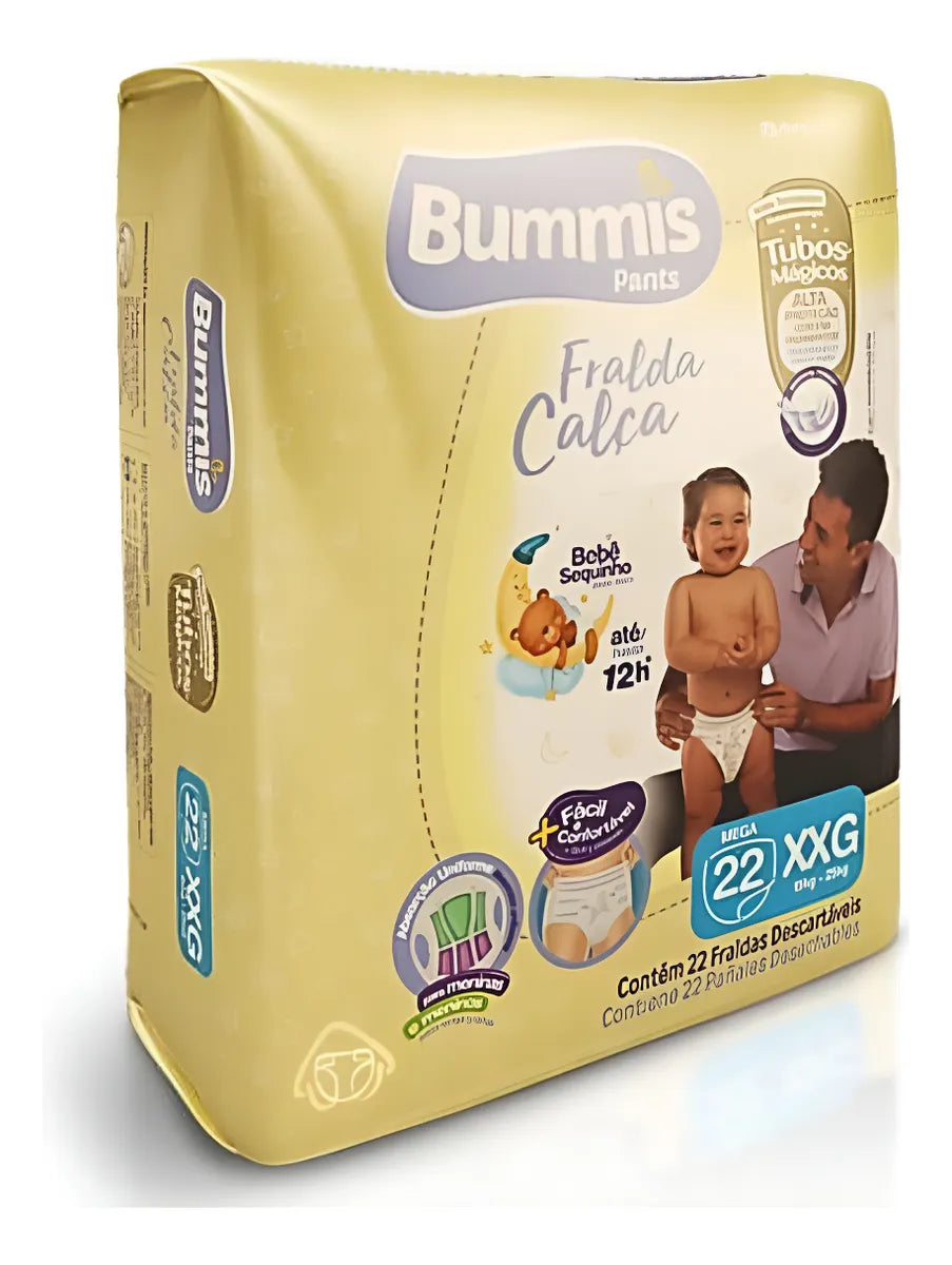 Pants Pañales Bummis para bebe XXG - 22 unidades