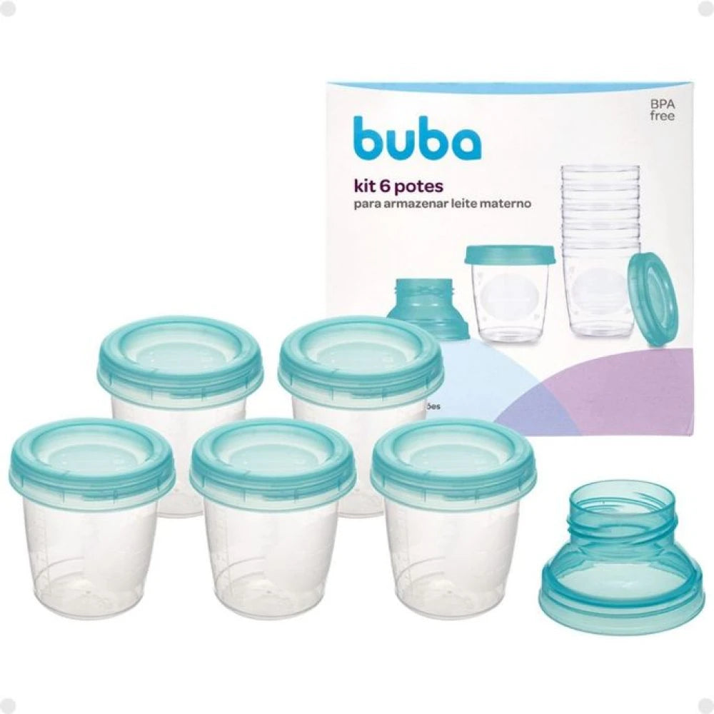 Recipientes para almacenar leche BUBA - 6 Unidades