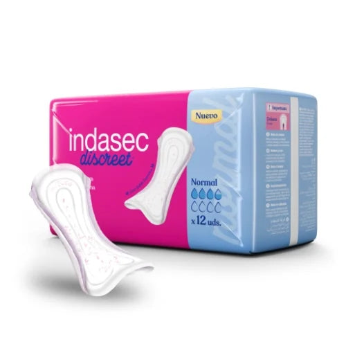 Apósito Indasec Discreet Normal - 12 Unidades
