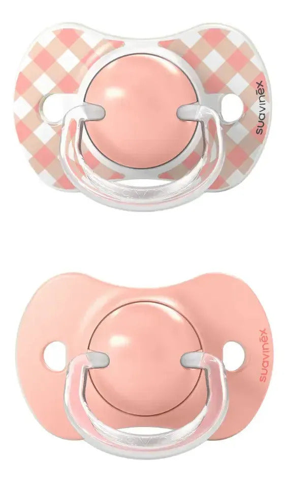 Chupete SX Pro Fisiológico 0-6M 2 Unidades Suavinex Rosa
