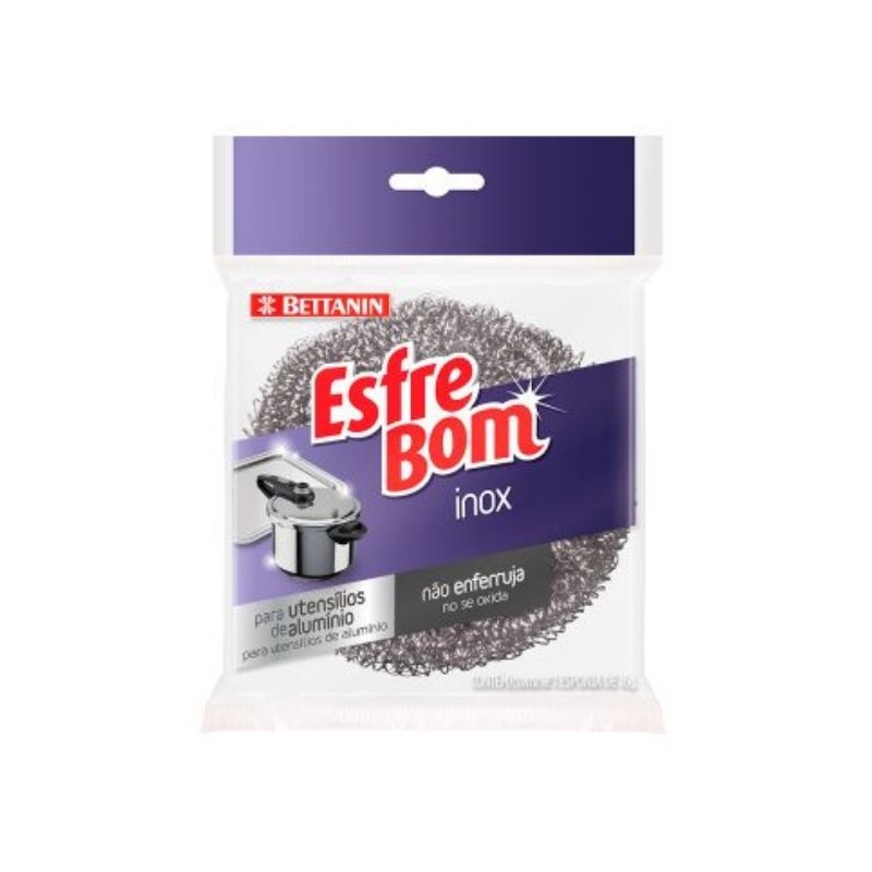 Esponja Inoxidable Esfrebom de aluminio Bettanin
