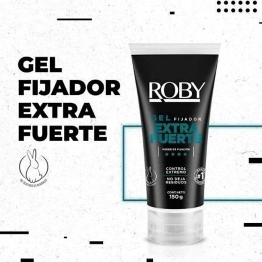 Gel Fijador fuerte poder de fijación, control extremo no deja resiudos 150gr