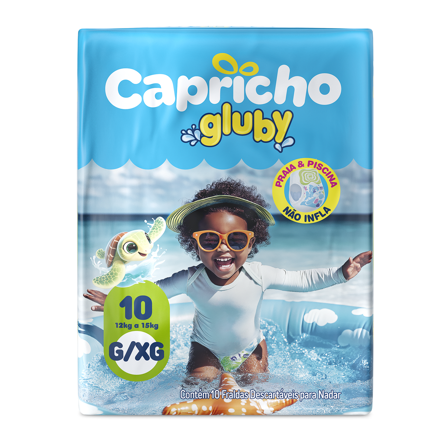 Pañales de Agua Capricho Gluby G/XG x10un