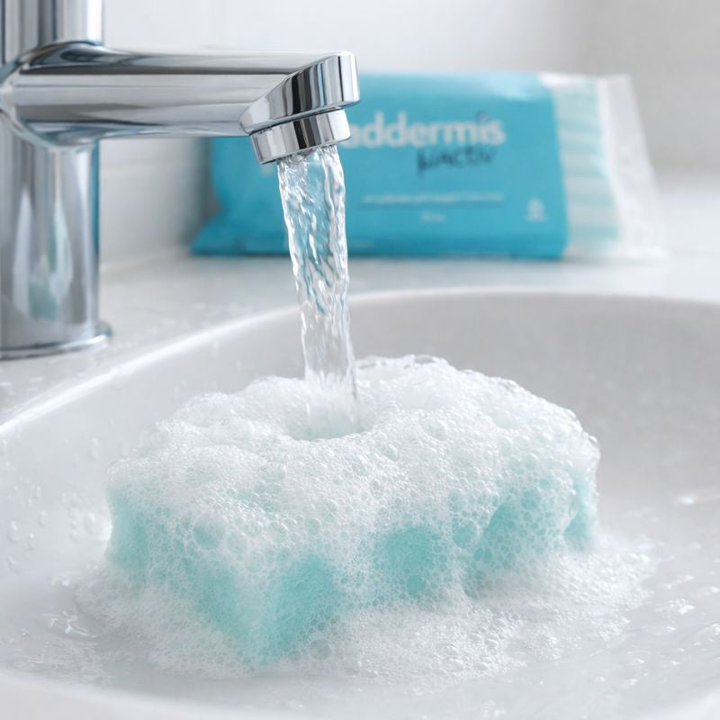 Esponjas Jabonosas Addermis Biactiv Aseo Corporal Diario - 20 Unidades