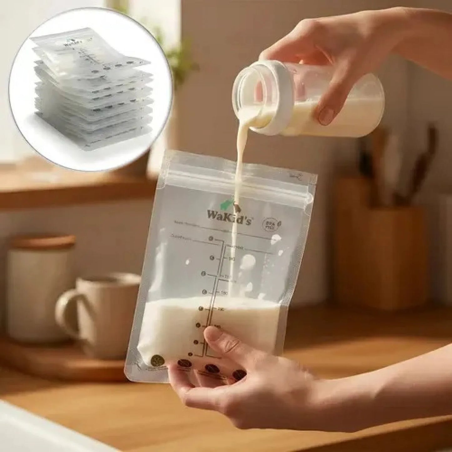 Bolsa de almacenamiento de Leche Materna 30 unidades WaKids