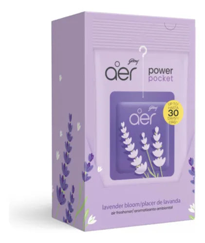 Aeomatizador de ambiente AER power pocket Placer de Lavanda 6 unidades