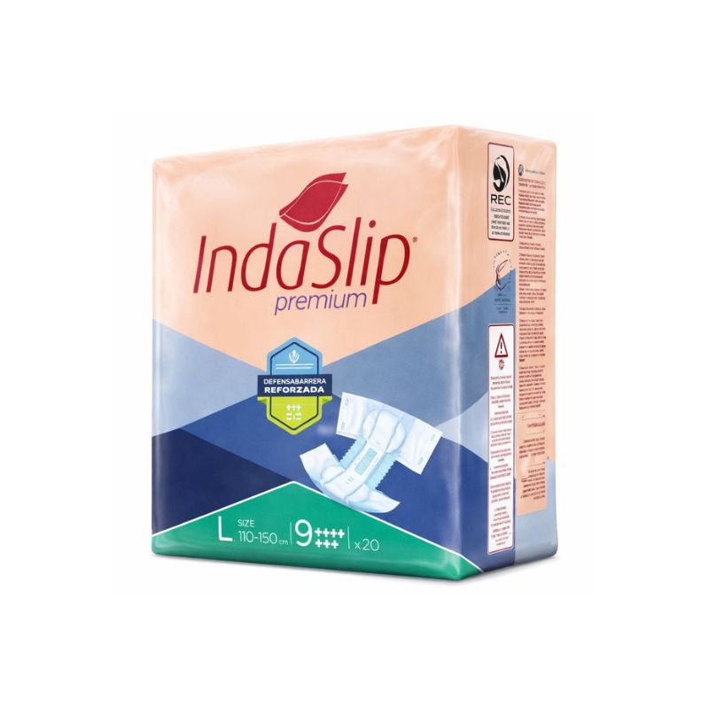 Pañal de adulto Indaslip Premium L9 - 20 unidades