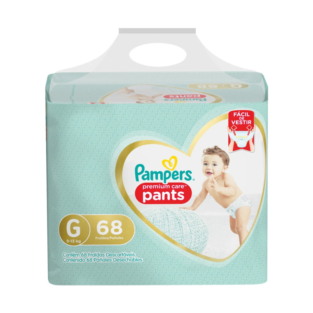 Pants Pampers Premium Care G - 68 unidades