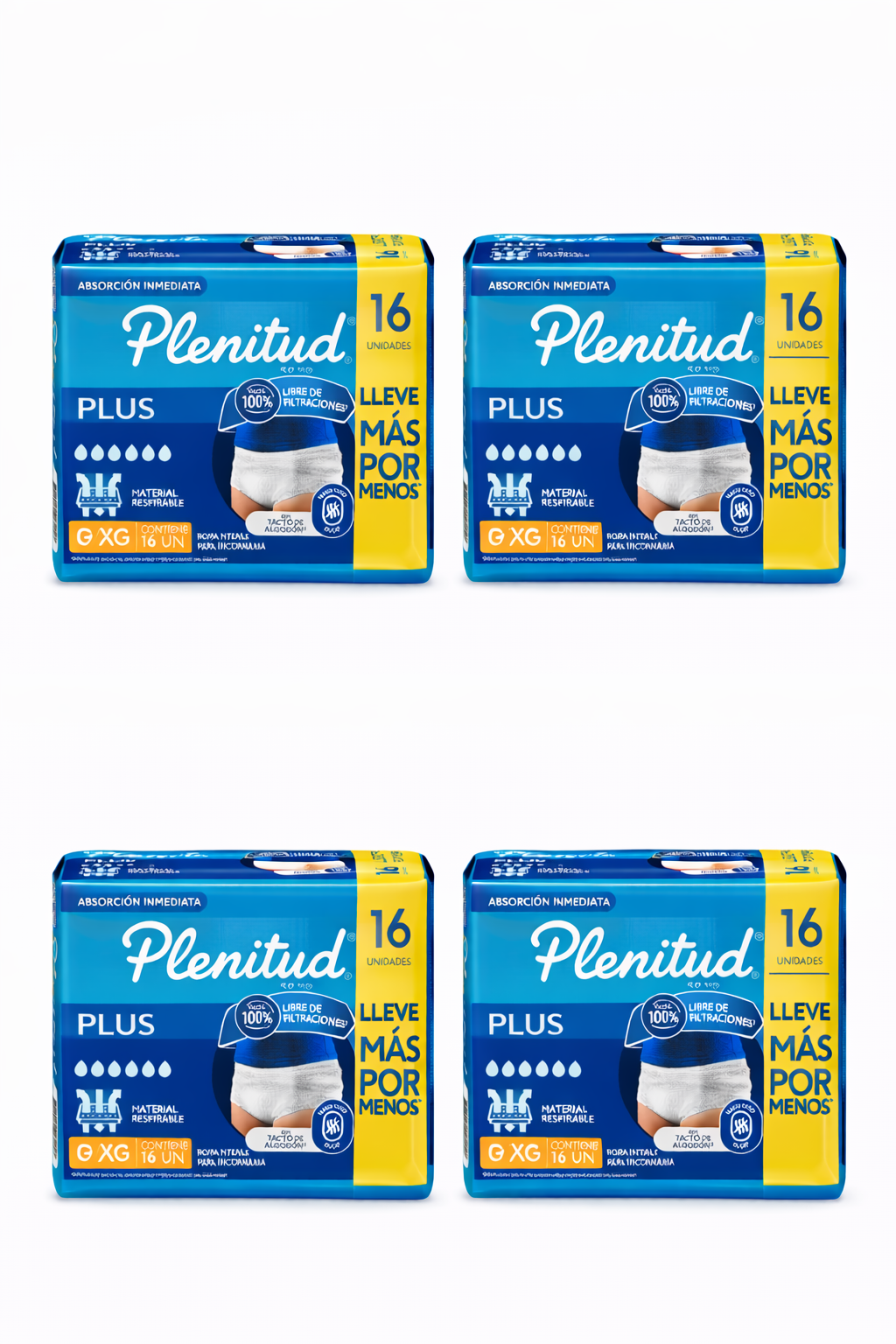 Pants Adultos Plenitud Plus G/XG 64 unidades