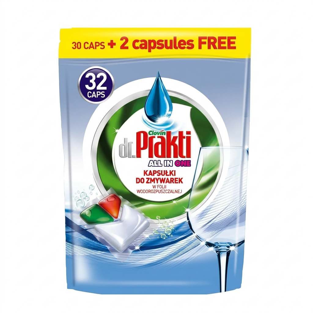 Capsulas Lavavajilla Dr Prakti - 32 Unidades