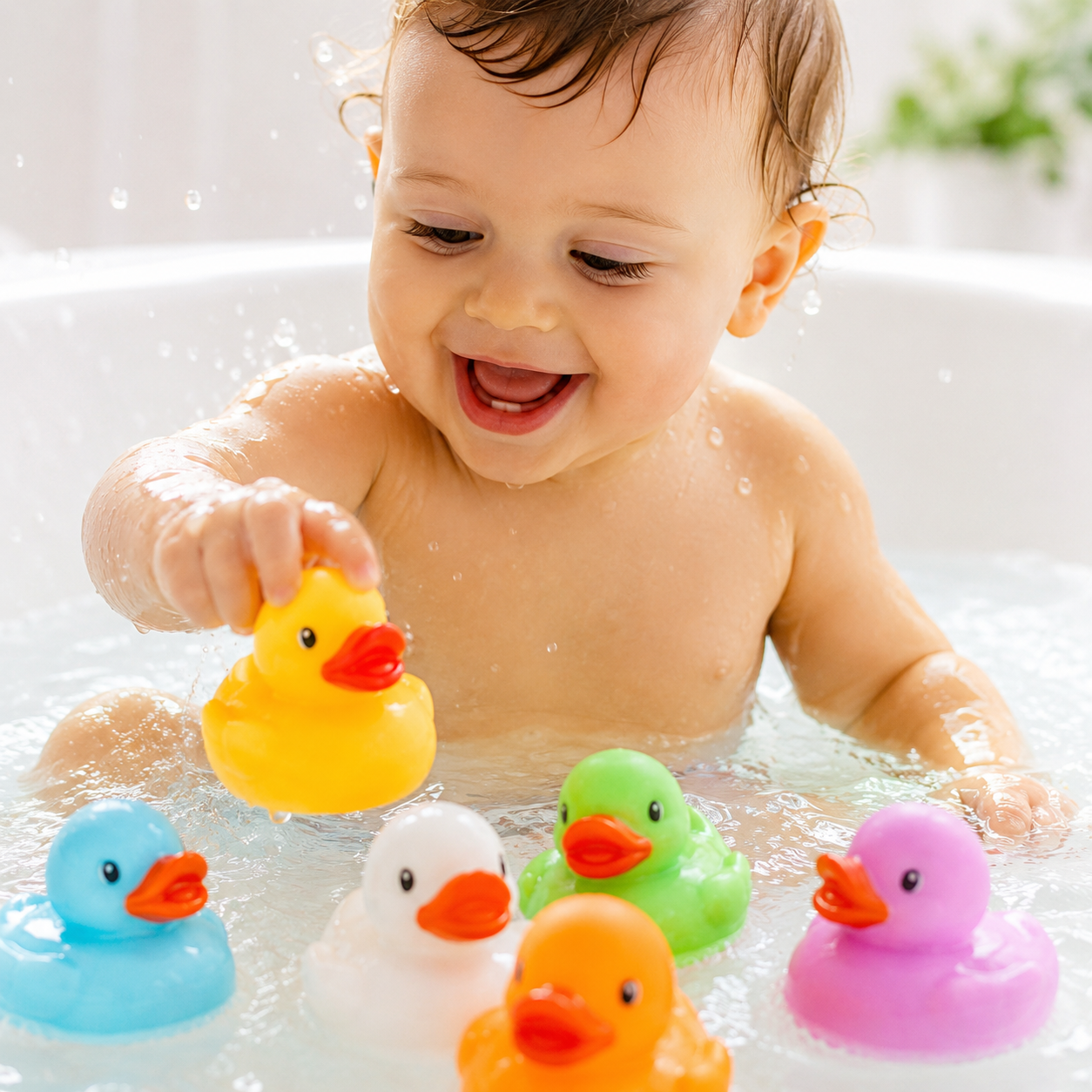 Set Juguete de Agua 6 Patitos- BUBA