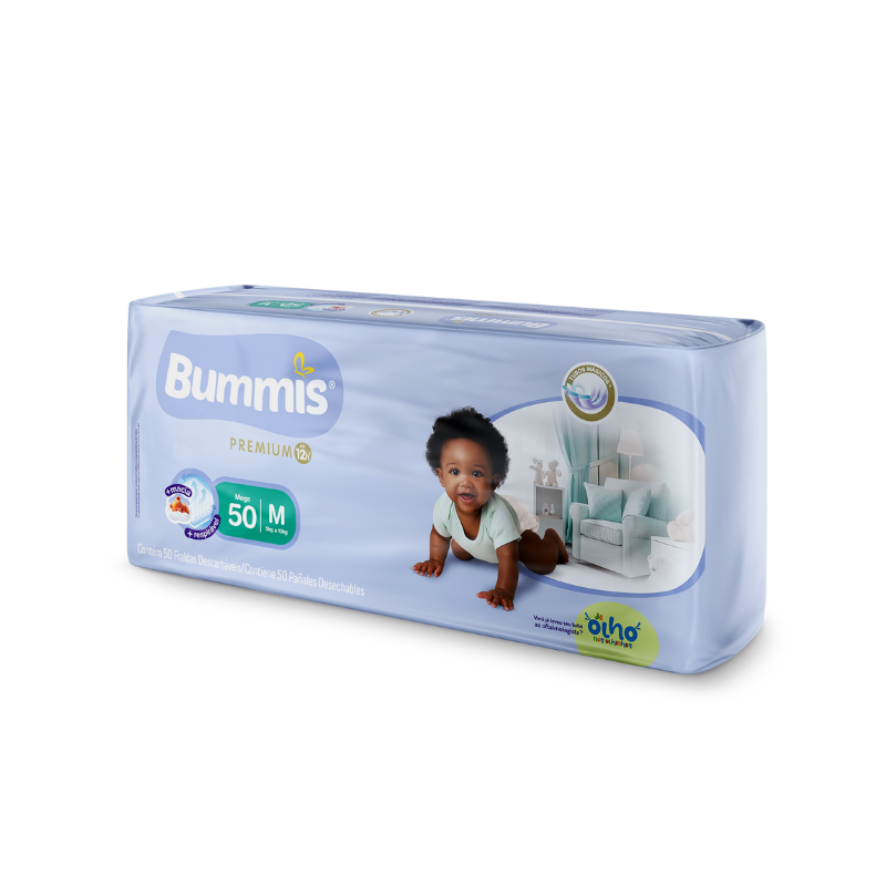 Pañales Bummis Premium Talle M - 50 Unidades