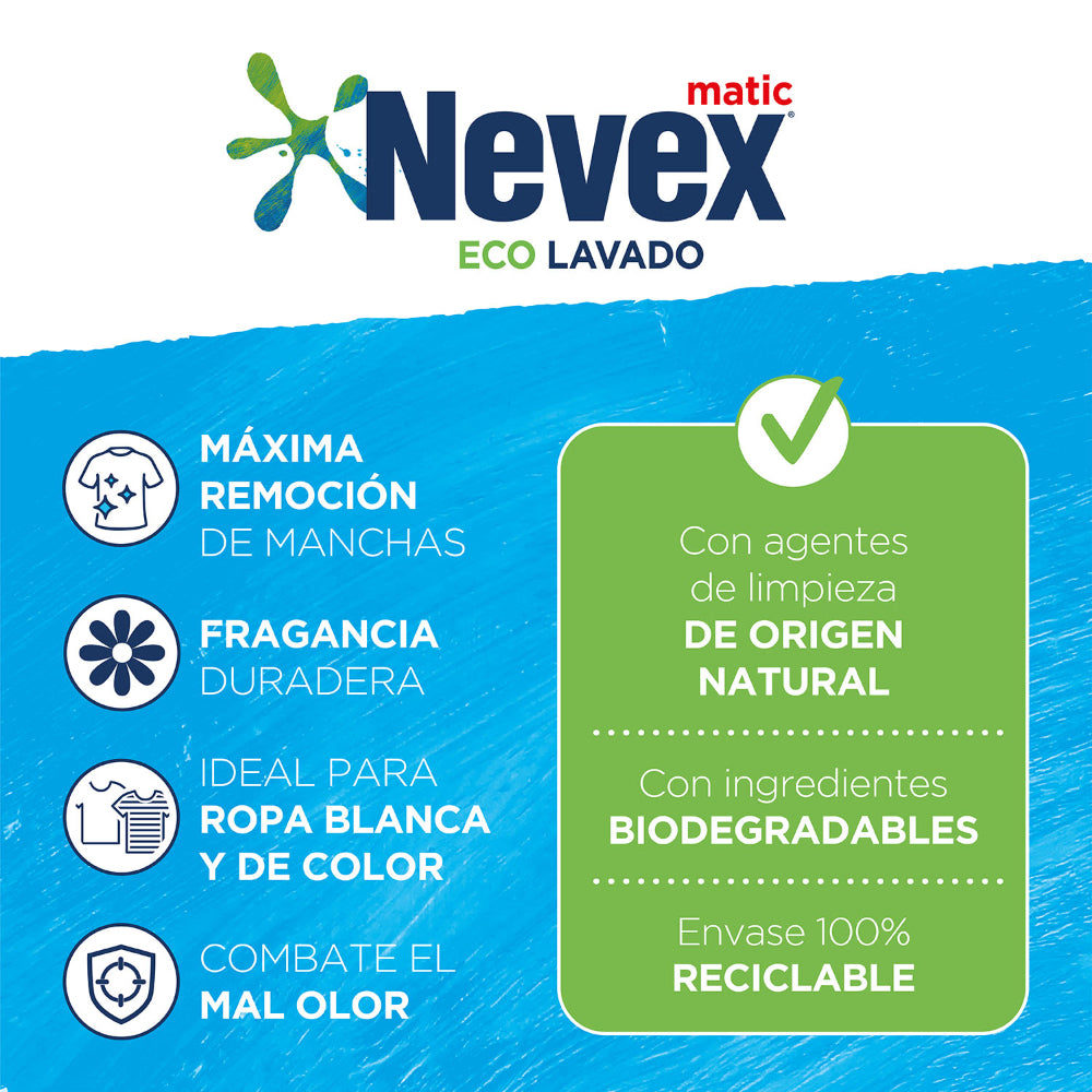 Jabón en Polvo para Ropa Nevex Clásico 3 kg