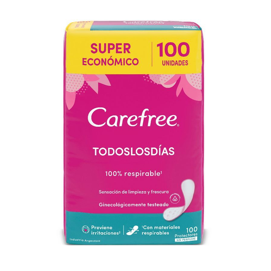 Carefree Protectores Diarios - 100 unidades