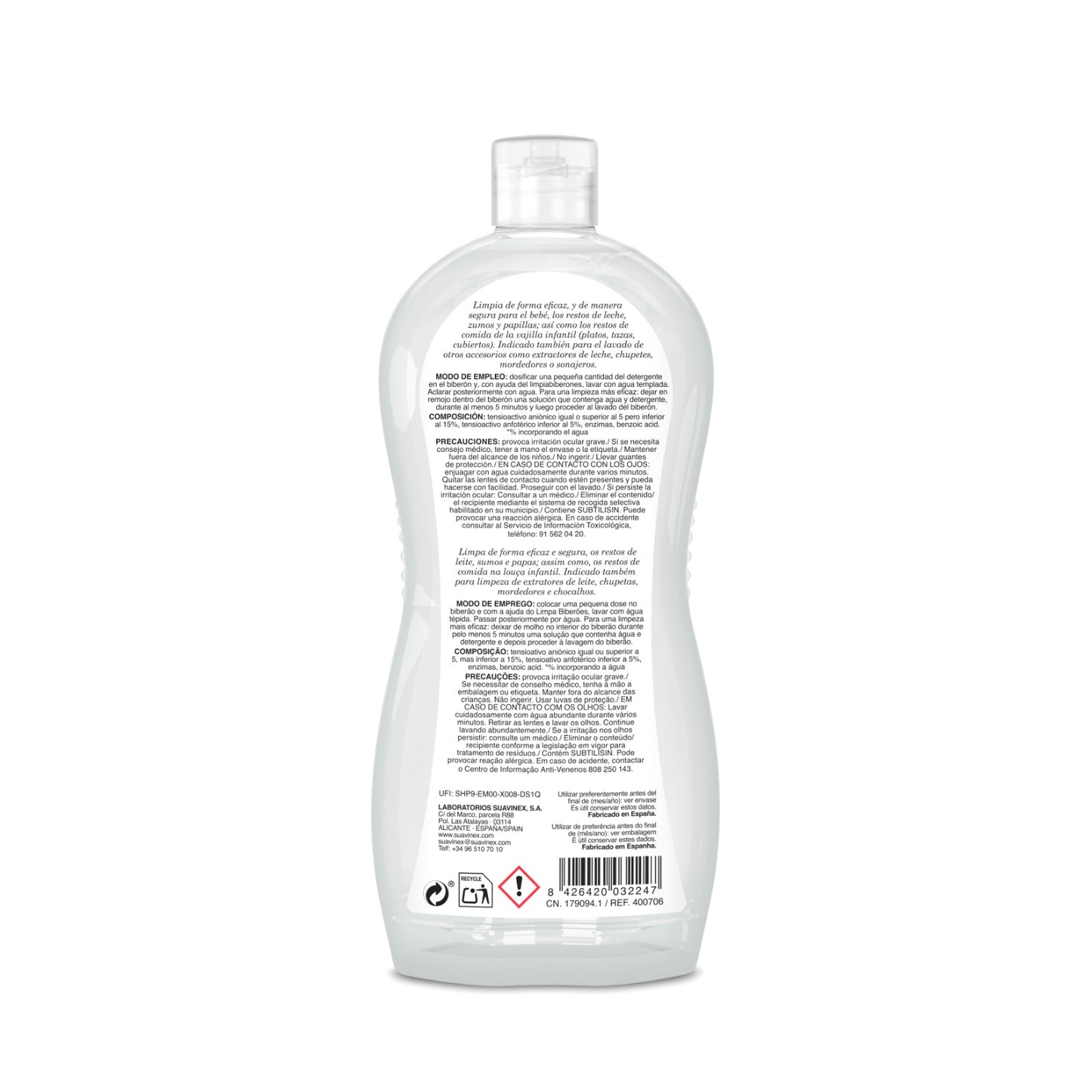 Detergente Para Mamaderas Suavinex 500 ml
