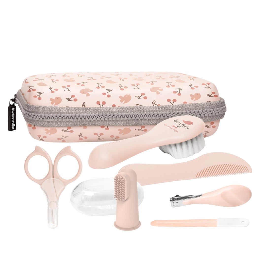 Set Higiene Y Cuidado Diario Bebés +0m Suavinex De 6 Piezas Color Rosa