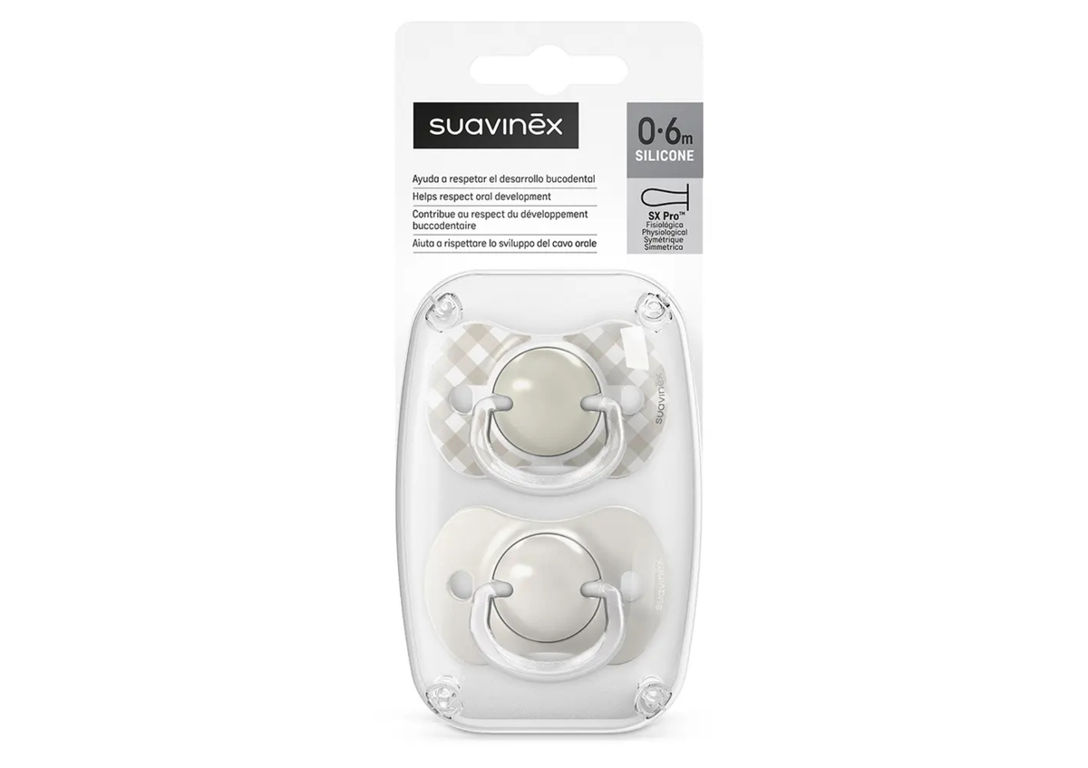 Pack x2 Chupetes SX Pro Fisiológicos 6-18M - Suavinex
