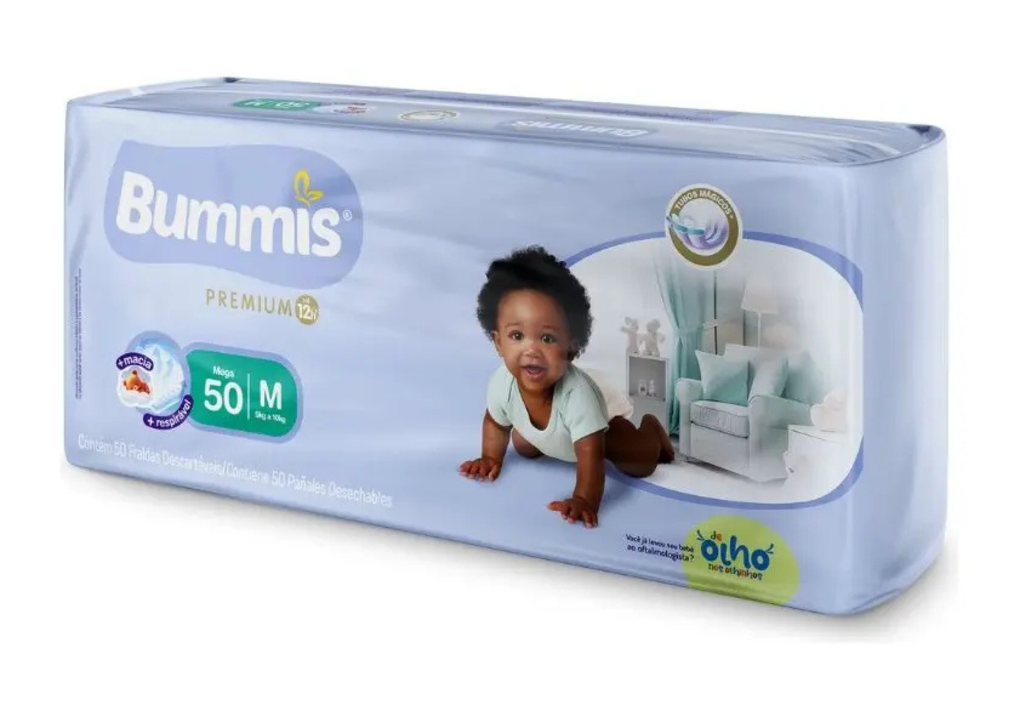 Pack Ahorro Bummis Talle M x2 Paquetes - 100 Pañales