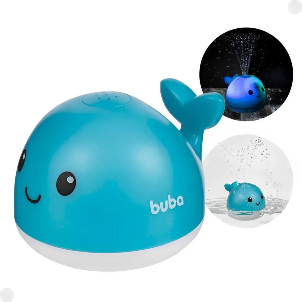 Ballena de Baño BUBA con Luz y Chorro de Agua – Juguete Infantil