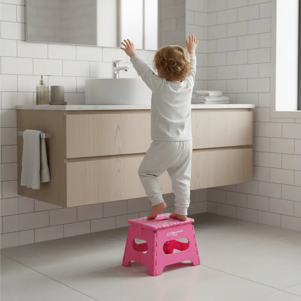 Banco Plegable MULTIKIDS - Rosado