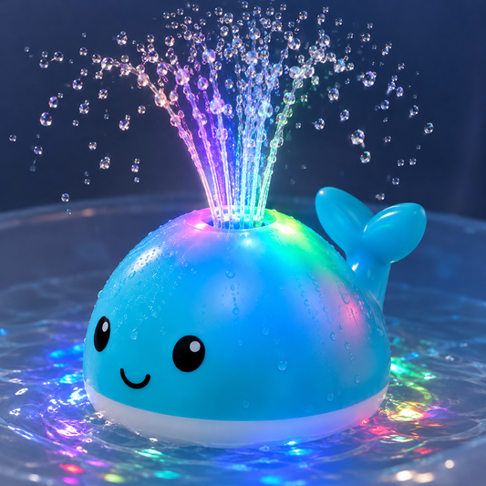 Ballena de Baño BUBA con Luz y Chorro de Agua – Juguete Infantil