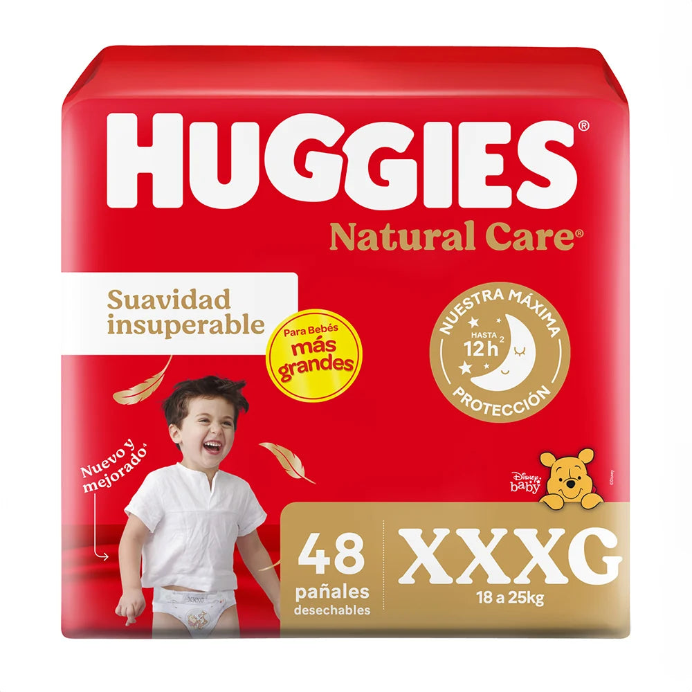 Pañales Huggies Supreme Care Talle XXXG – 48 unidades