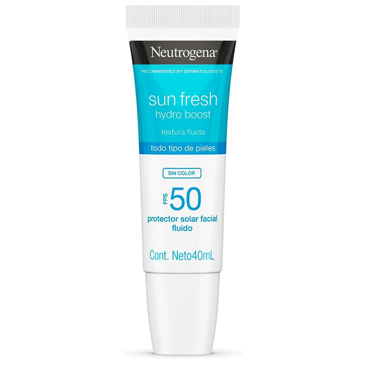 Protector Solar Neutrogena Sunfresh Hydroboost Fps50 40ml Sin Color