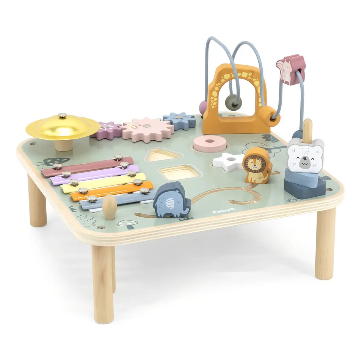 Mesa De Actividades Multifunción Polar B En Madera Montessori