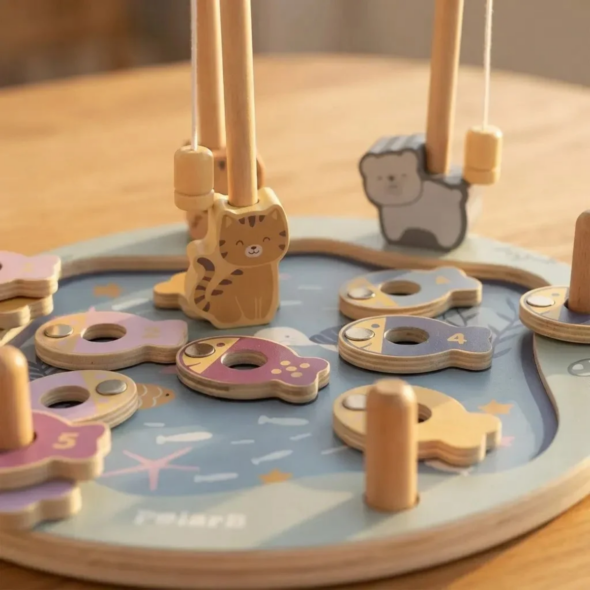 Juego de Pesca Magnético de Madera - Polar B