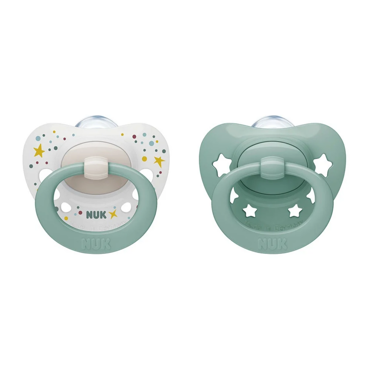 Chupetes de Silicona NUK Signature para Bebé Varón de 0 a 6 Meses x 2 Unidades