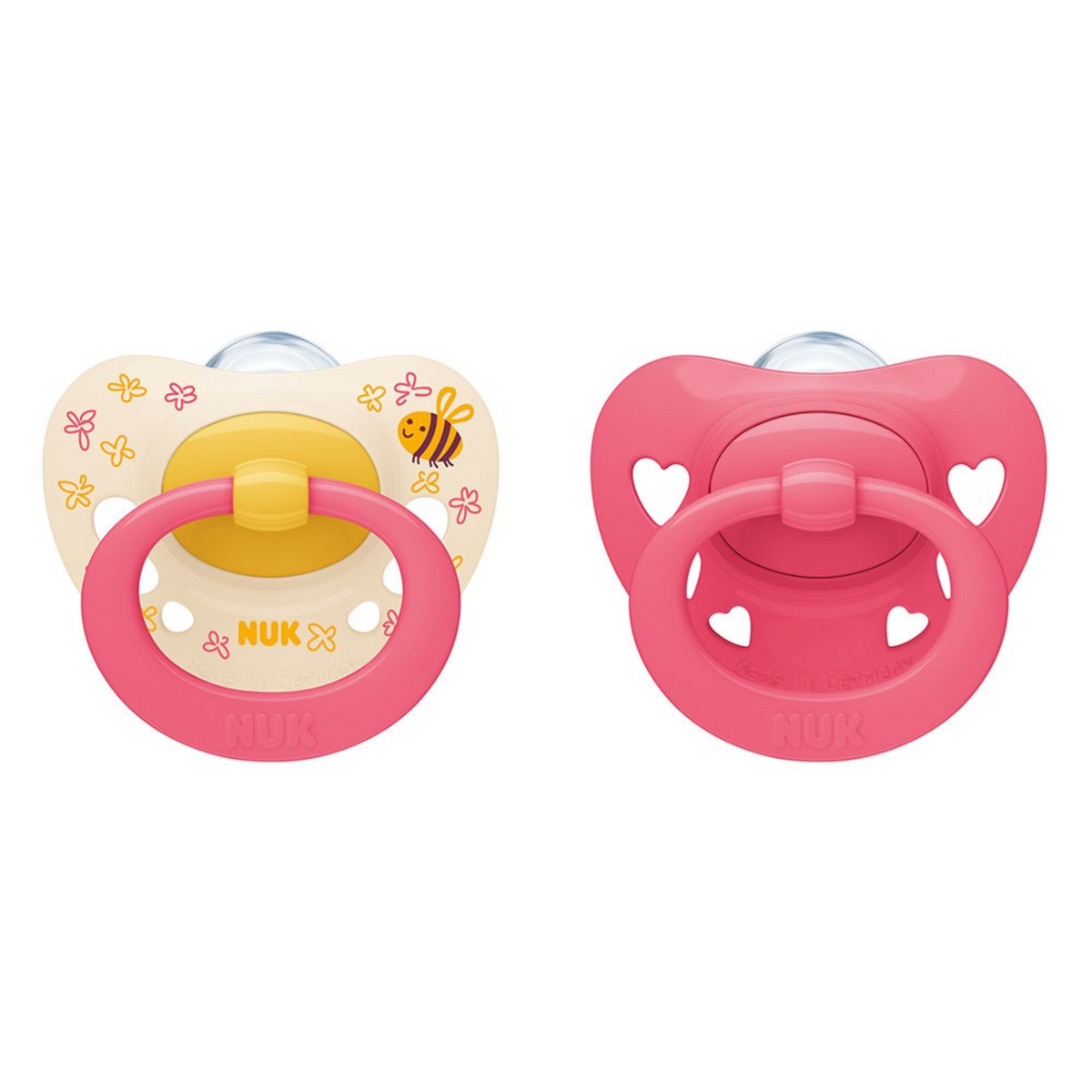 Chupetes de Silicona NUK Signature para Bebé Niña de 6 a 18 Meses x 2 Unidades