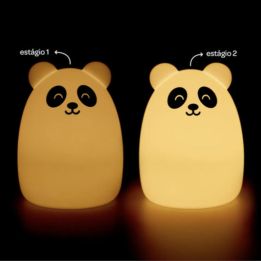 Lámpara Veladora LED de Silicona Panda - Buba
