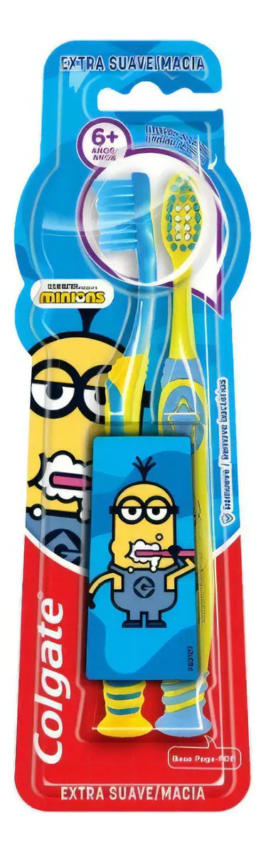Cepillo de Dientes Colgate 6+ Extra Suave Minions