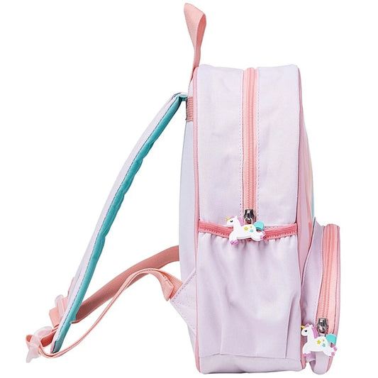 Mochila Impermeable Unicornio Rosa - Buba