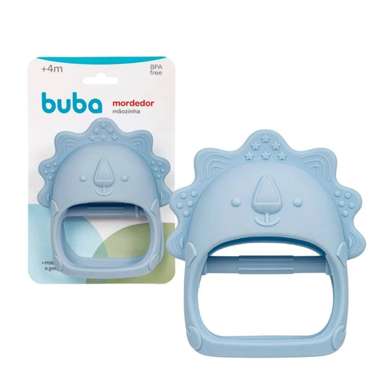 Mordillo de Silicona BUBA con Forma de Guante para Bebé +4 Meses – Celeste