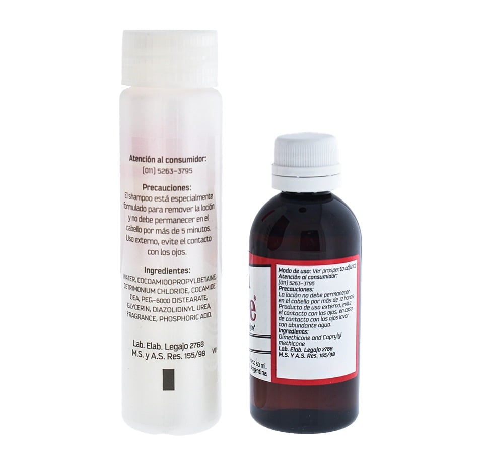 Pack Piojicida Zona Libre Loción + Shampoo 60 ml