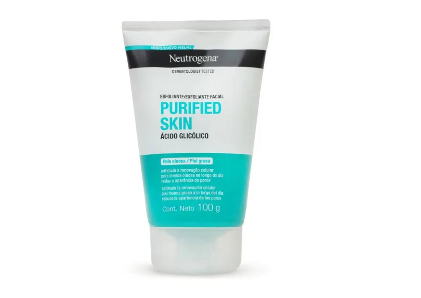Exfoliante Neutrogena Deep Clean Piel Grasa (Purified Skin) 100gr
