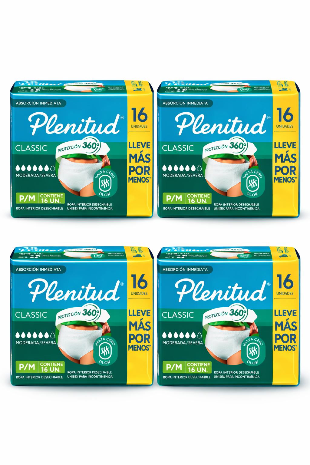 Pants Adulto Plenitud Classic P/M 64 unidades